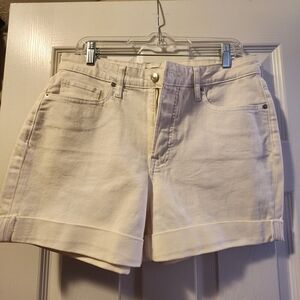 Free Assembly Women's White Jean Shorts